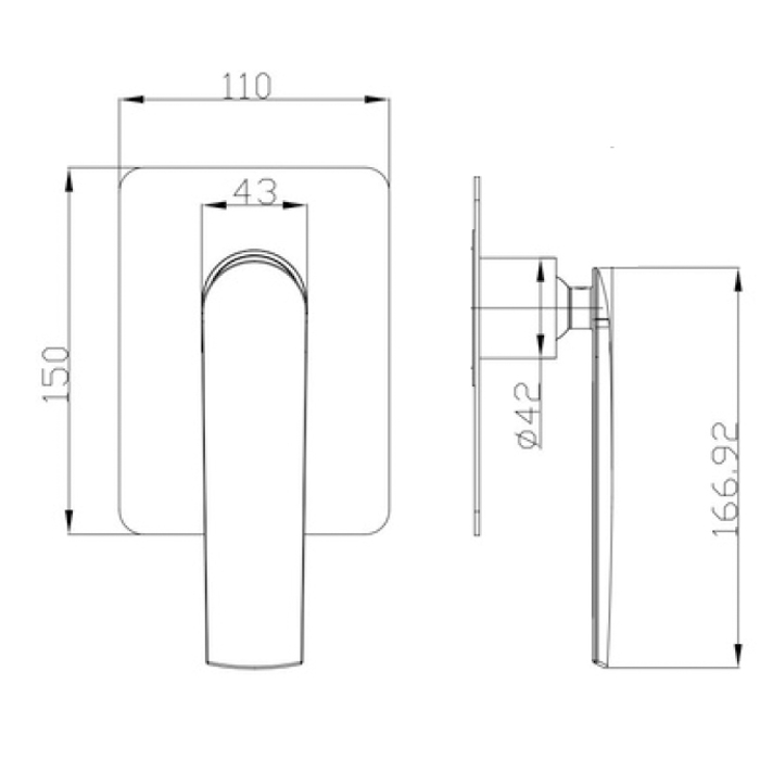Oscar Wall Mixer
